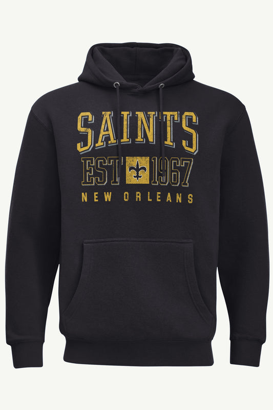 MENS NEW ORLEANS SAINTS RETRO HOODIE