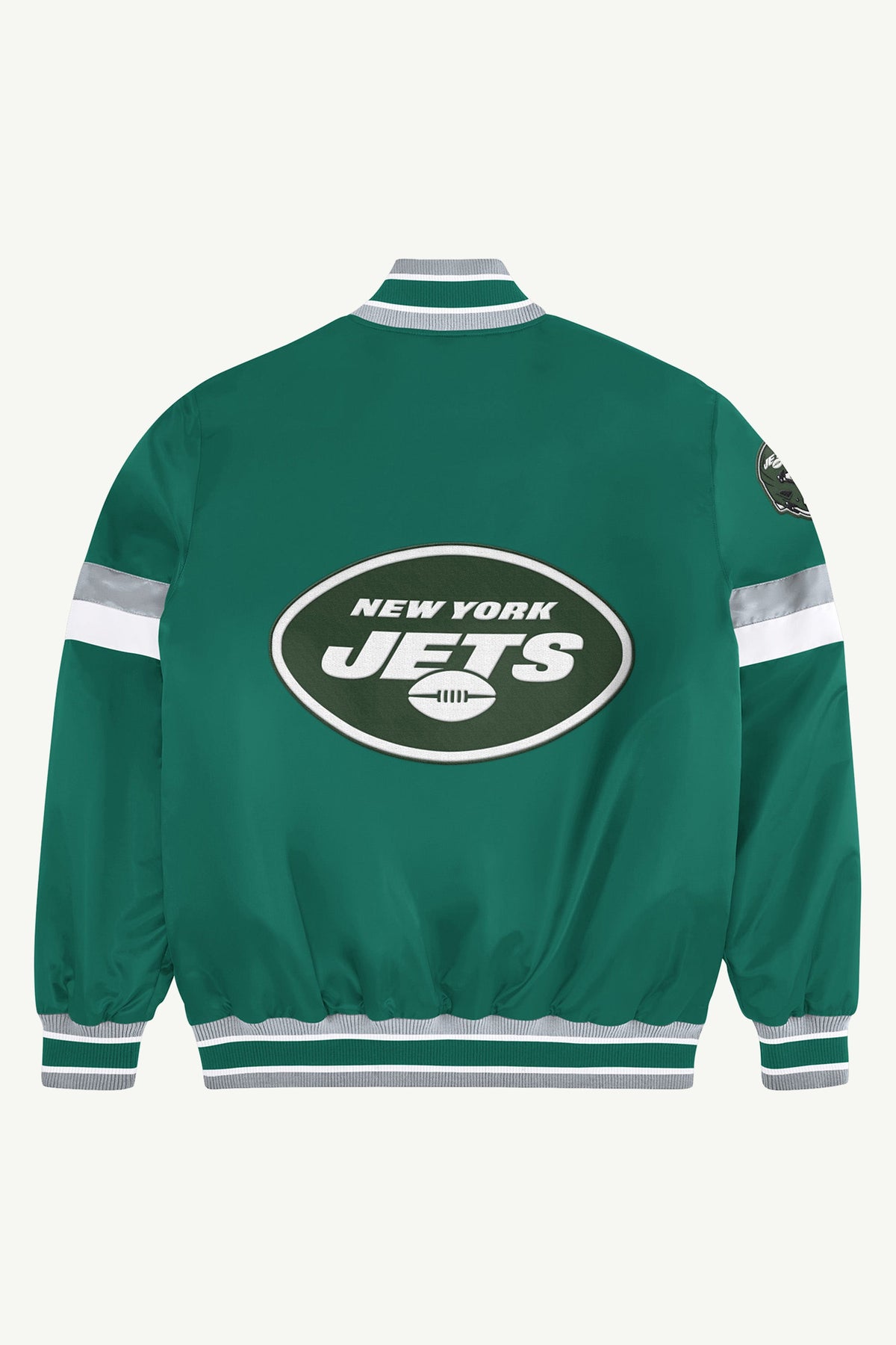 NEW YORK JETS HOME GAME VARSITY JACKET