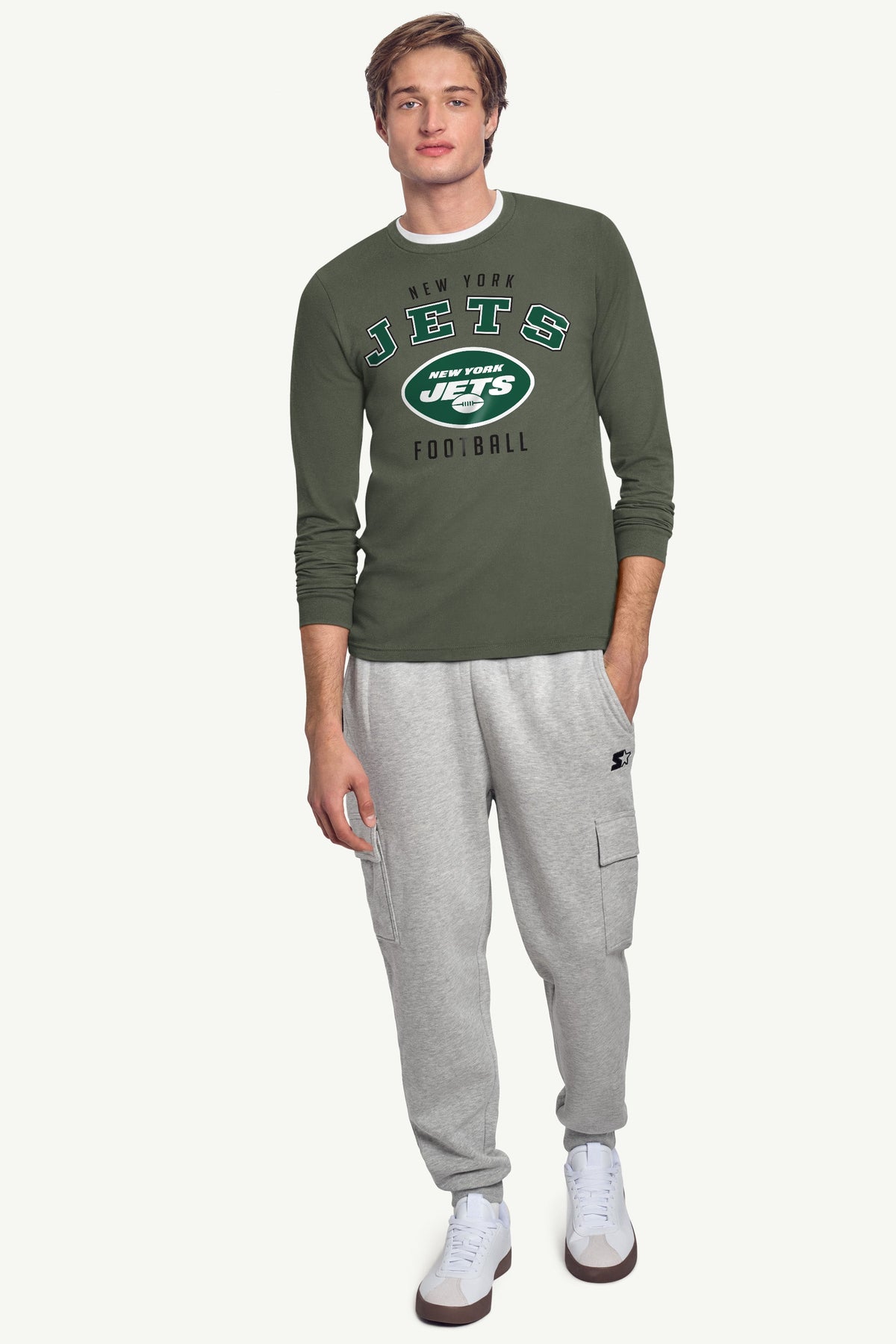 MENS NEW YORK JETS LONG SLEEVE T SHIRT