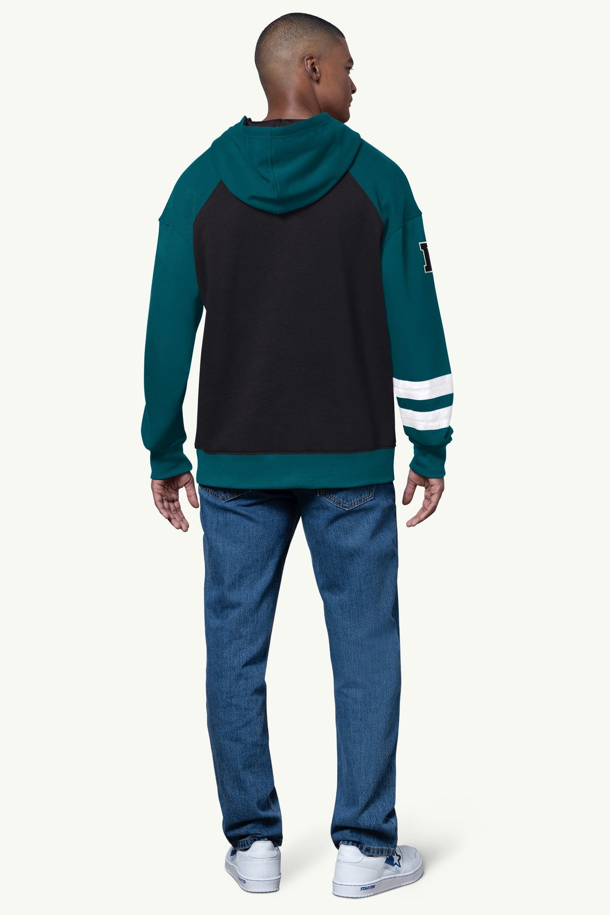 MENS PHILADELPHIA EAGLES INTERCEPTION COLORBLOCK HOODIE