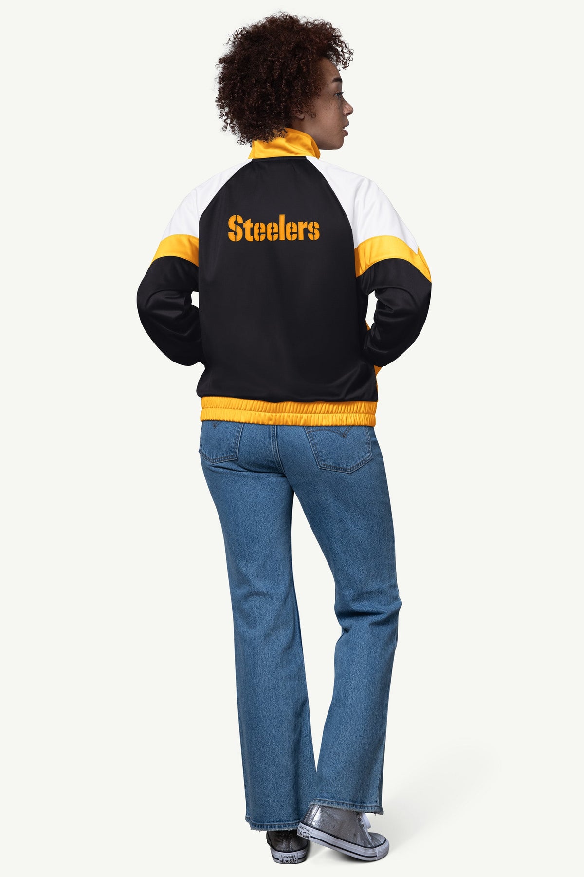 WOMENS PITTSBURGH STEELERS TEAMWORK TRACK JACKET