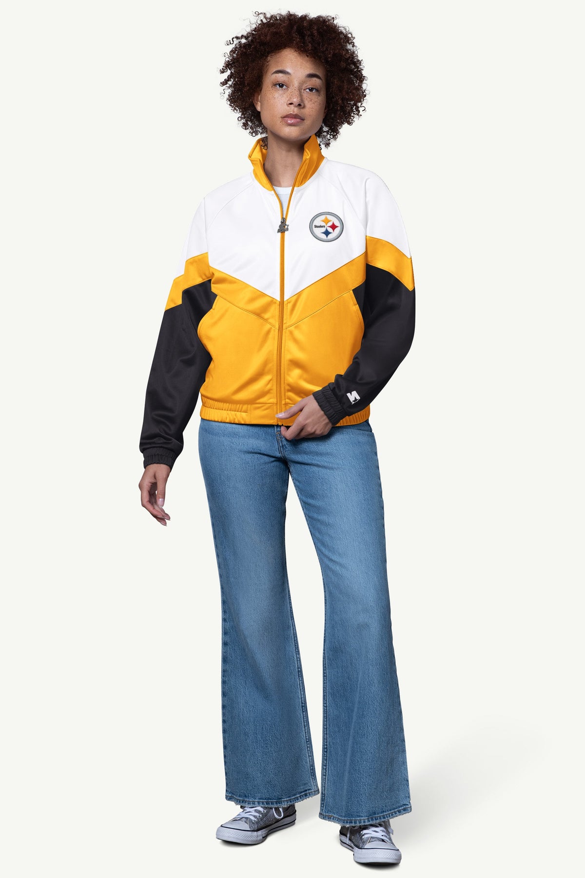 WOMENS PITTSBURGH STEELERS TEAMWORK TRACK JACKET