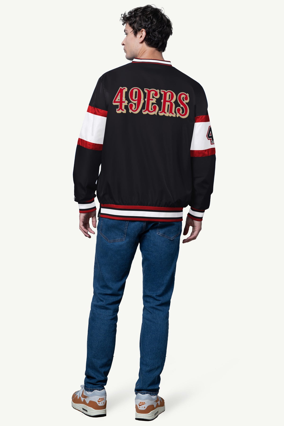 MENS SAN FRANCISCO 49ERS V-NECK PULLOVER