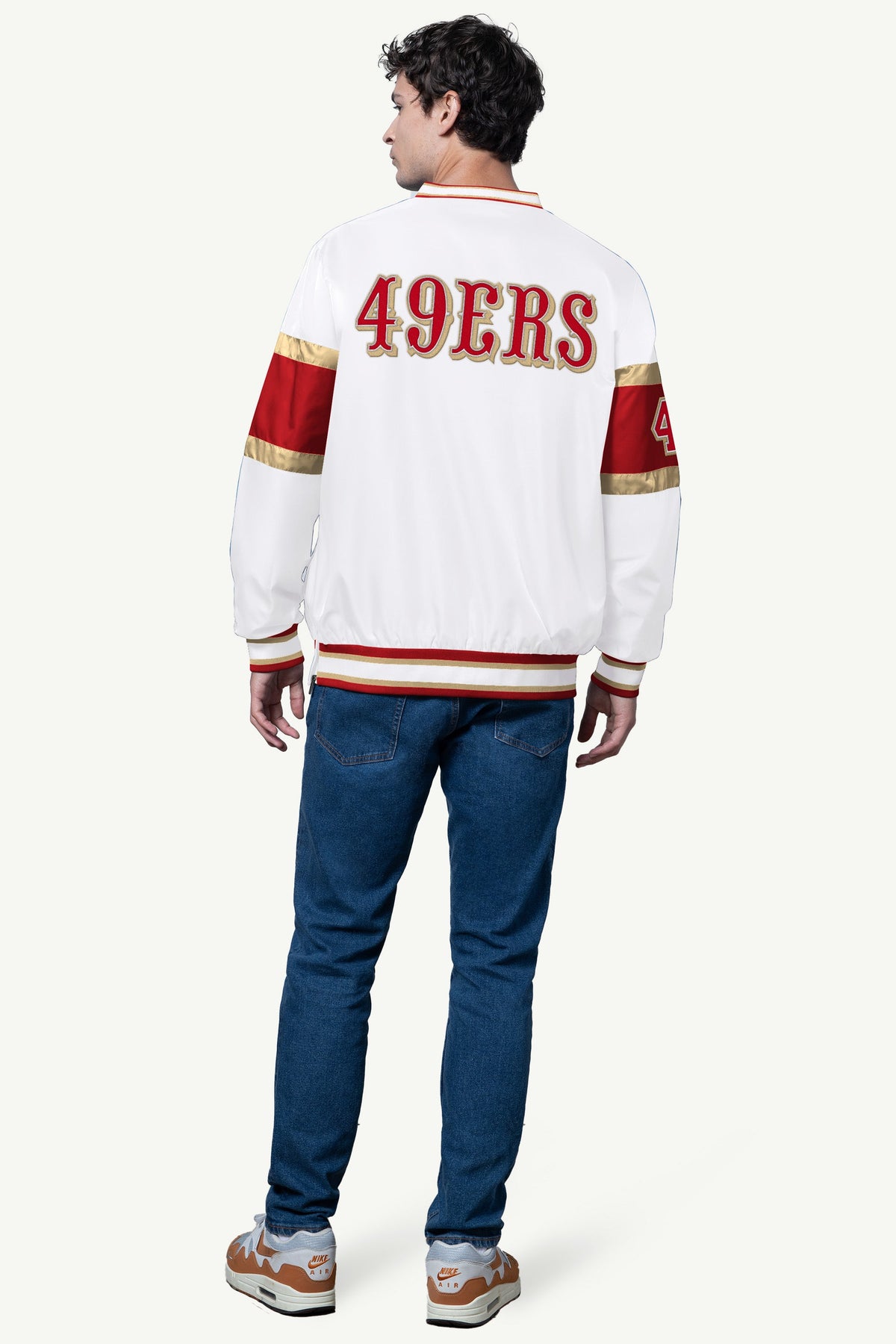 MENS SAN FRANCISCO 49ERS V-NECK PULLOVER