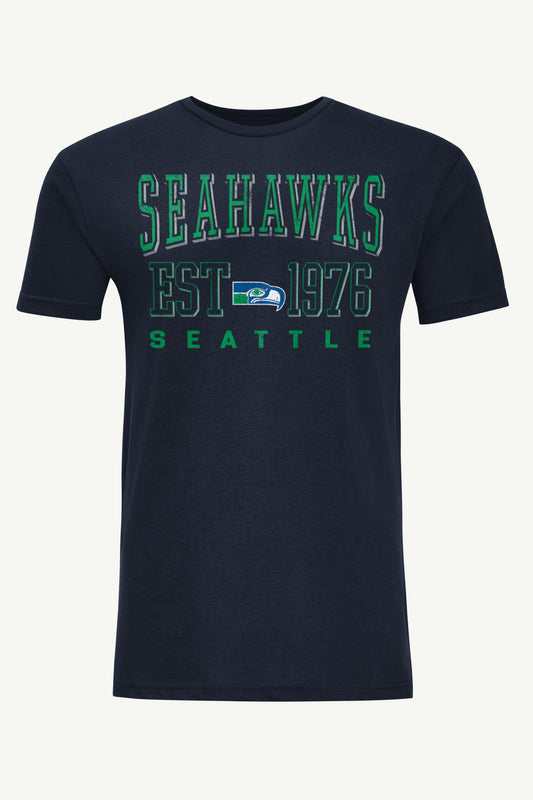 MENS SEATTLE SEAHAWKS RETRO T SHIRT