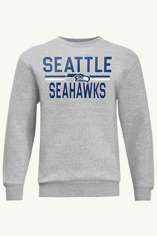MENS SEATTLE SEAHAWKS MESH LOOK SWEATSHIRT
