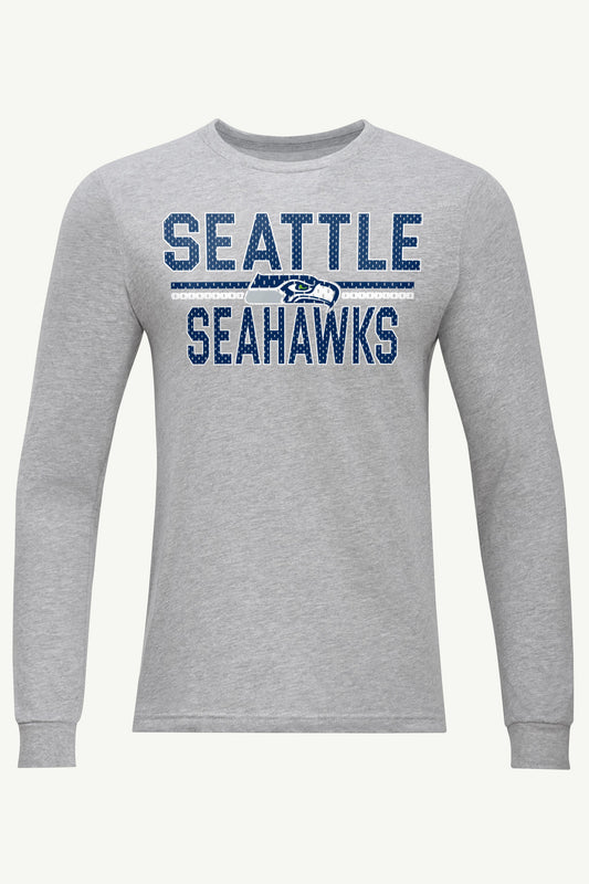 MENS SEATTLE SEAHAWKS MESH LOOK LONG SLEEVE T SHIRT