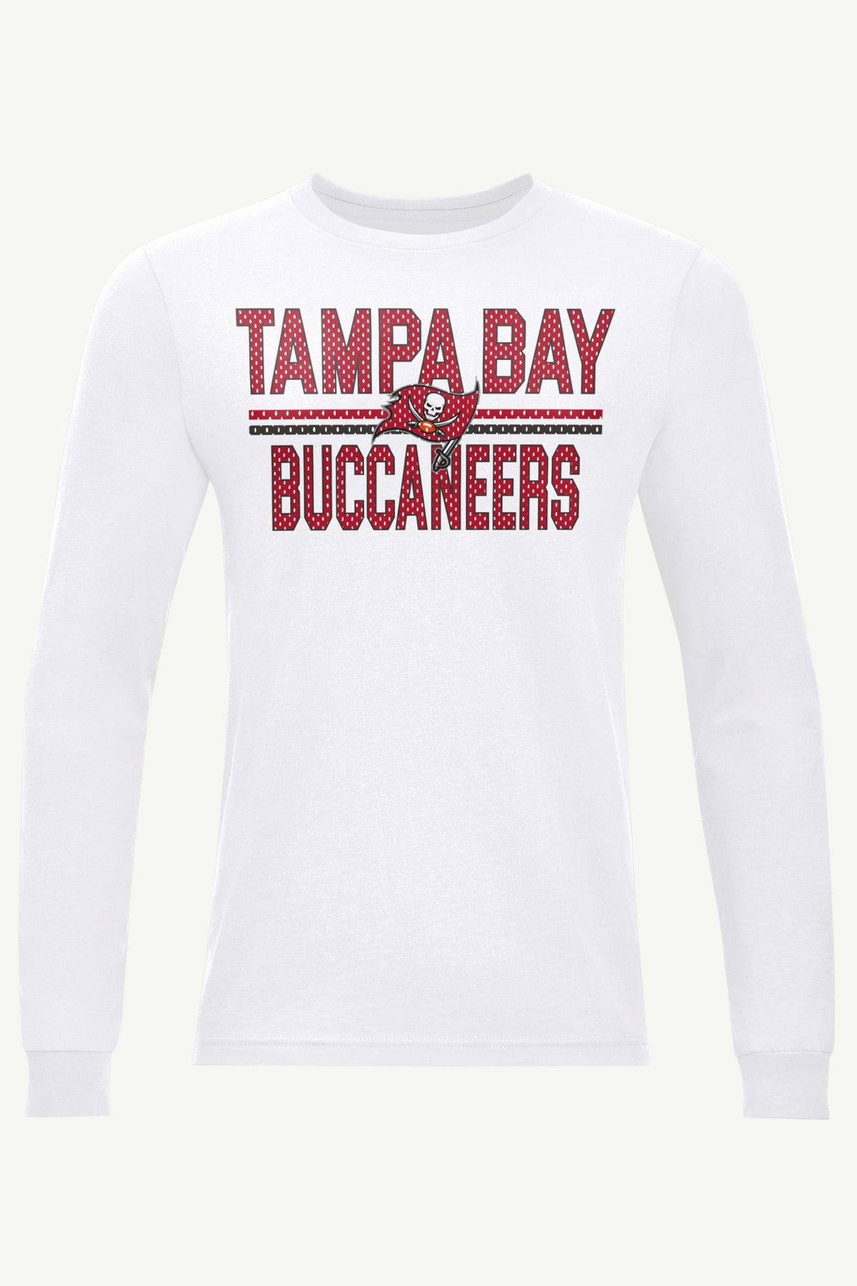 MENS TAMPA BAY BUCCANEERS MESH LOOK LONG SLEEVE T SHIRT