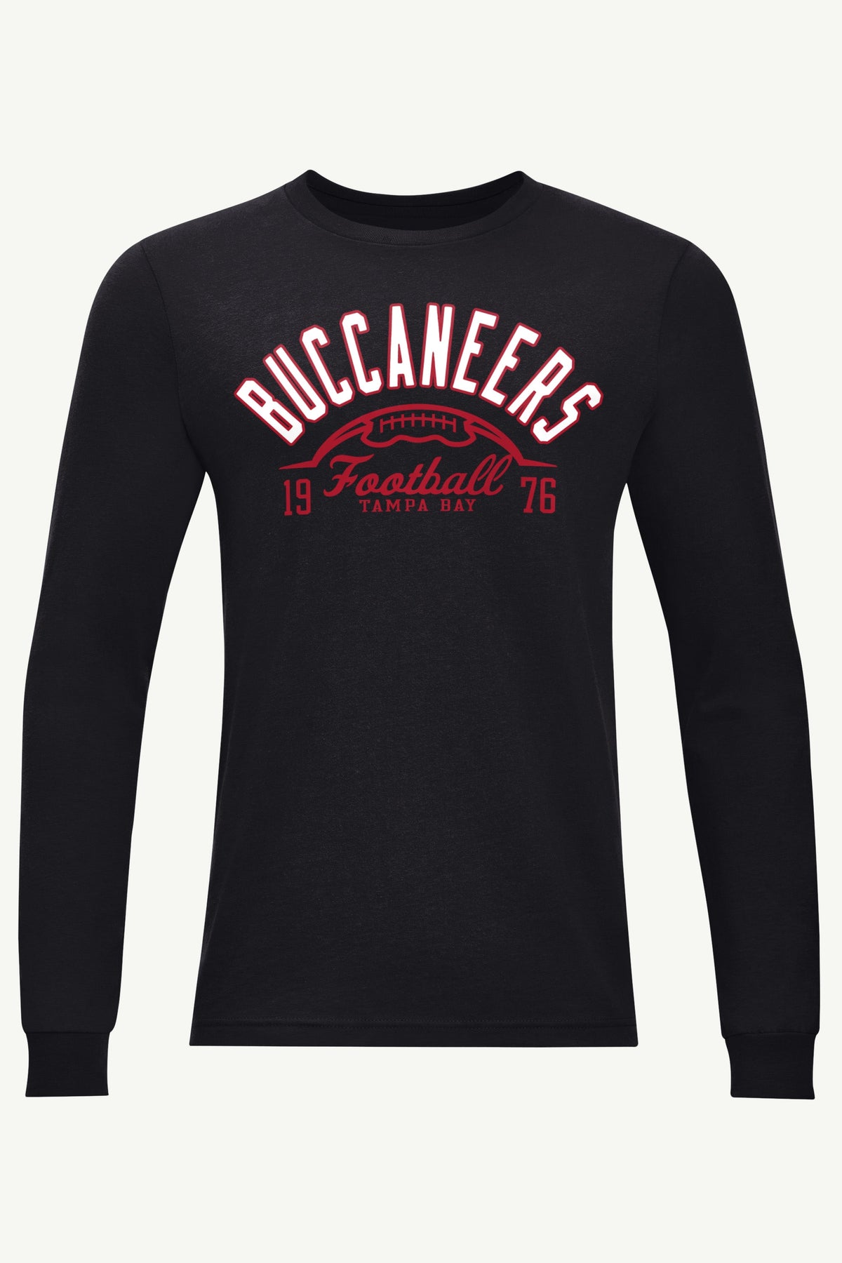 MENS TAMPA BAY BUCCANEERS HALF BALL LONG SLEEVE T SHIRT