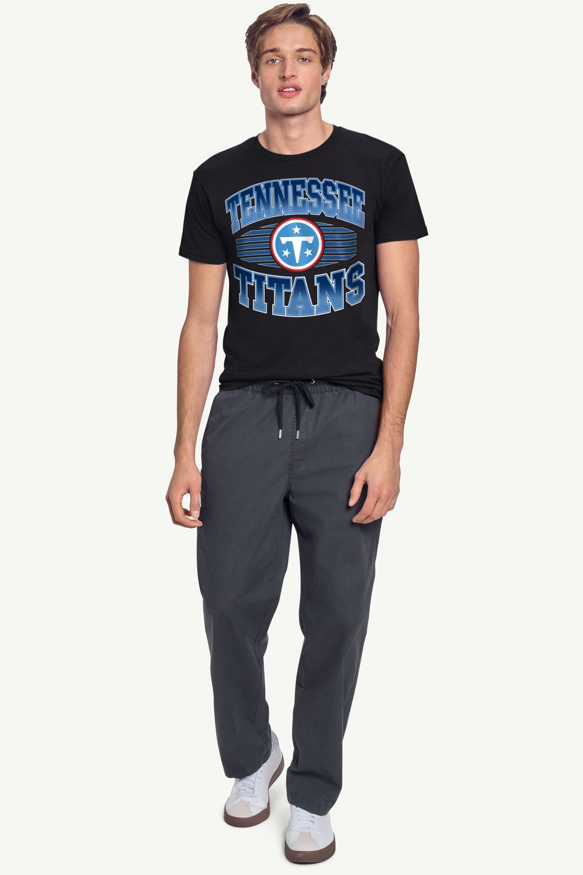 MENS TENNESSEE TITANS TEAM GRIT SHORT SLEEVE T SHIRT
