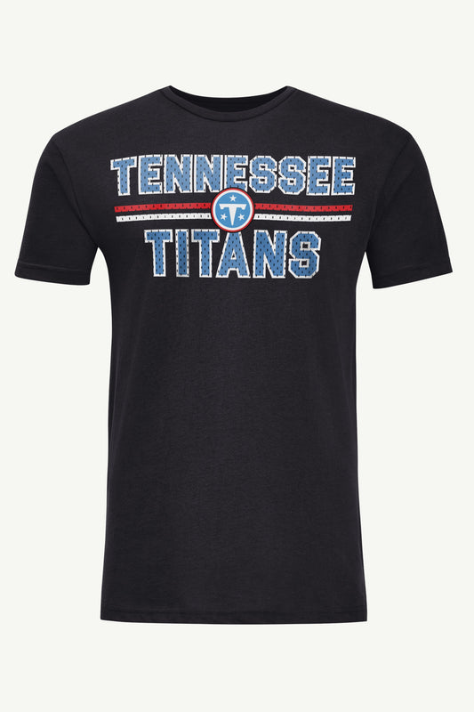 MENS TENNESSEE TITANS MESH LOOK SHORT SLEEVE T SHIRT