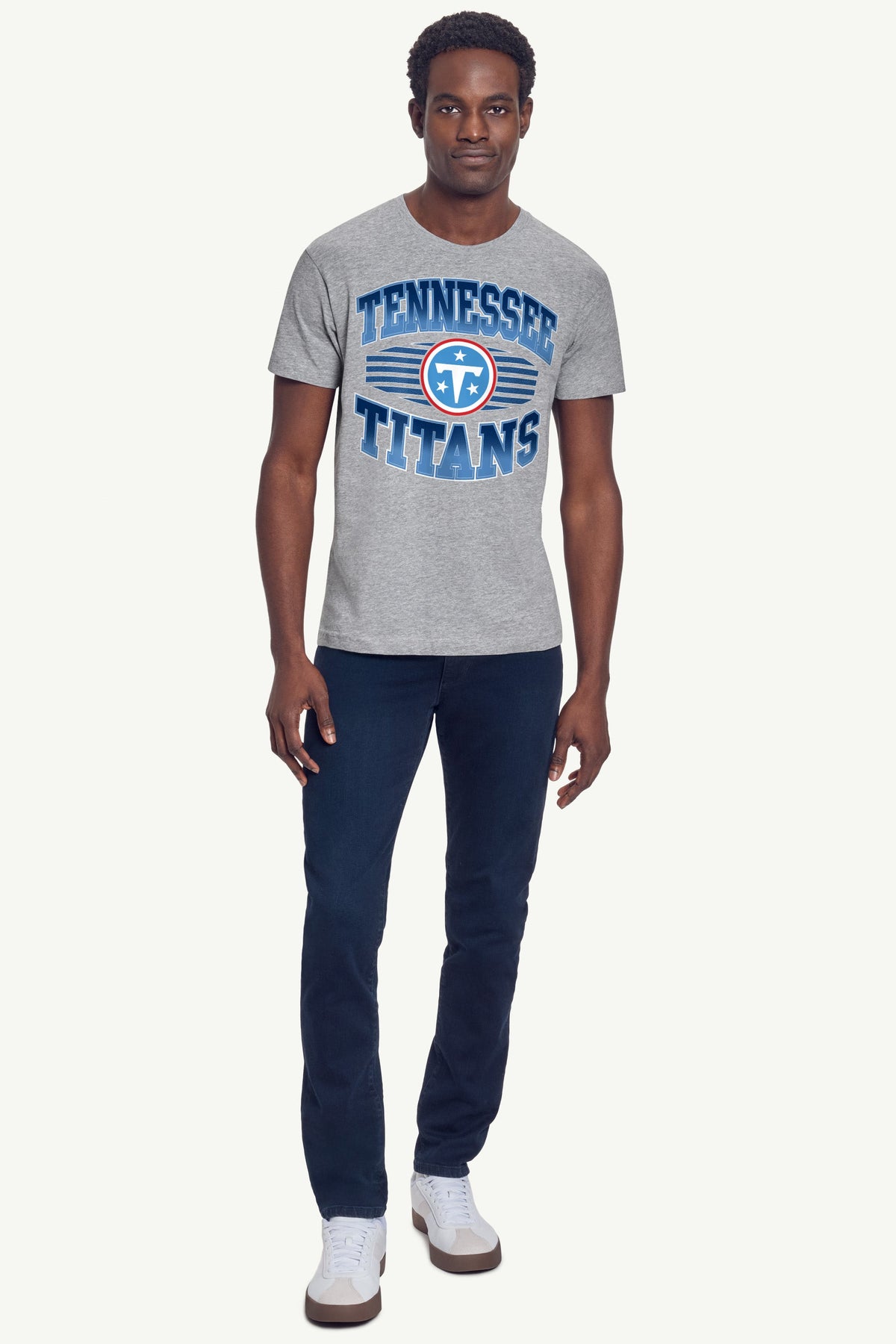 MENS TENNESSEE TITANS TEAM GRIT SHORT SLEEVE T SHIRT