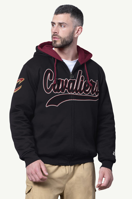 MENS CLEVELAND CAVALIERS ZIP UP SWEATSHIRT