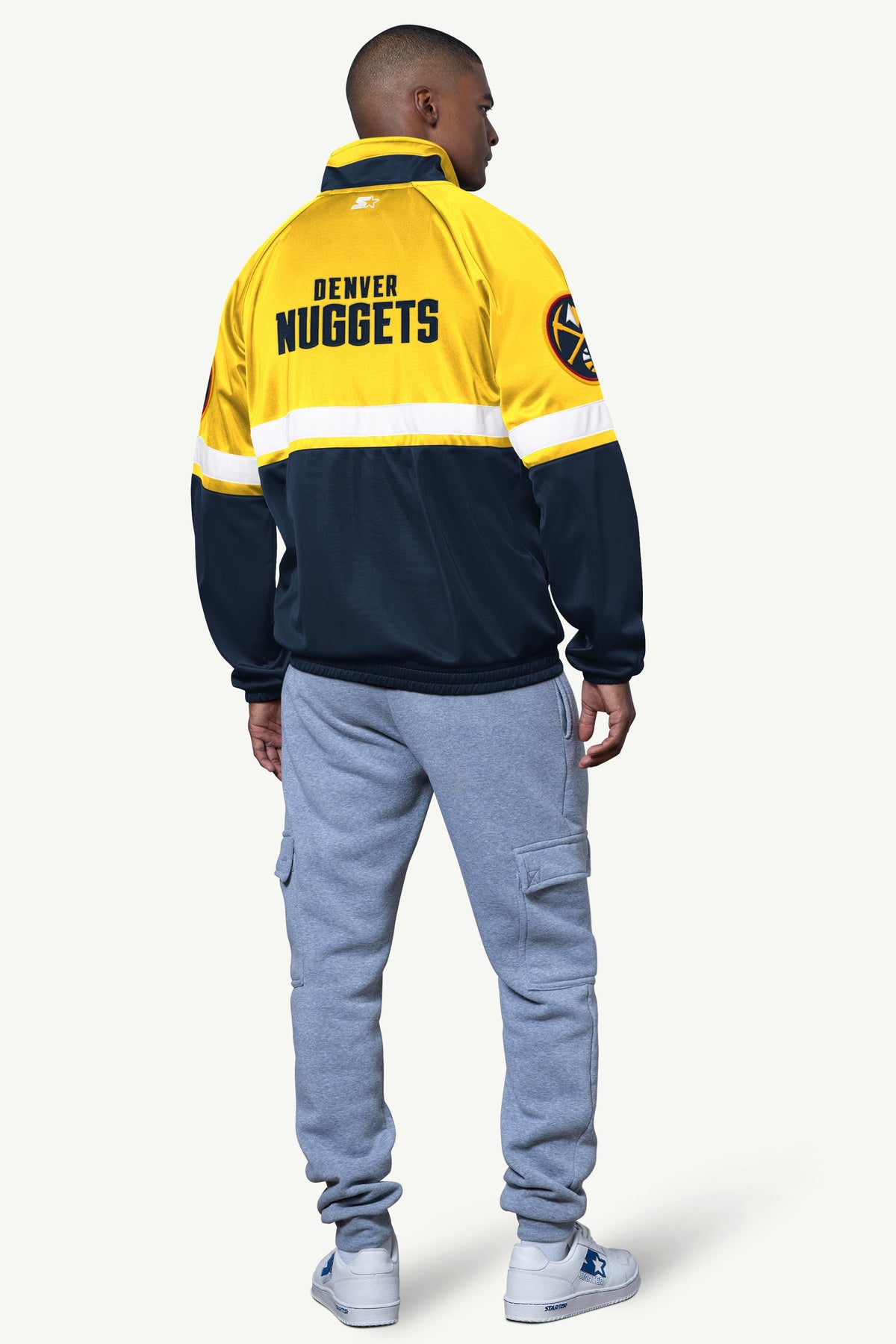 MENS DENVER NUGGETS VETERAN TRACK JACKET