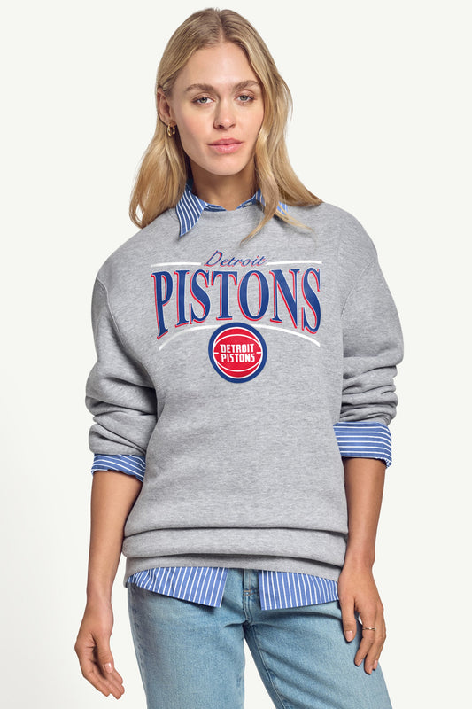 WOMENS DETROIT PISTONS ARCH SWEATSHIRT