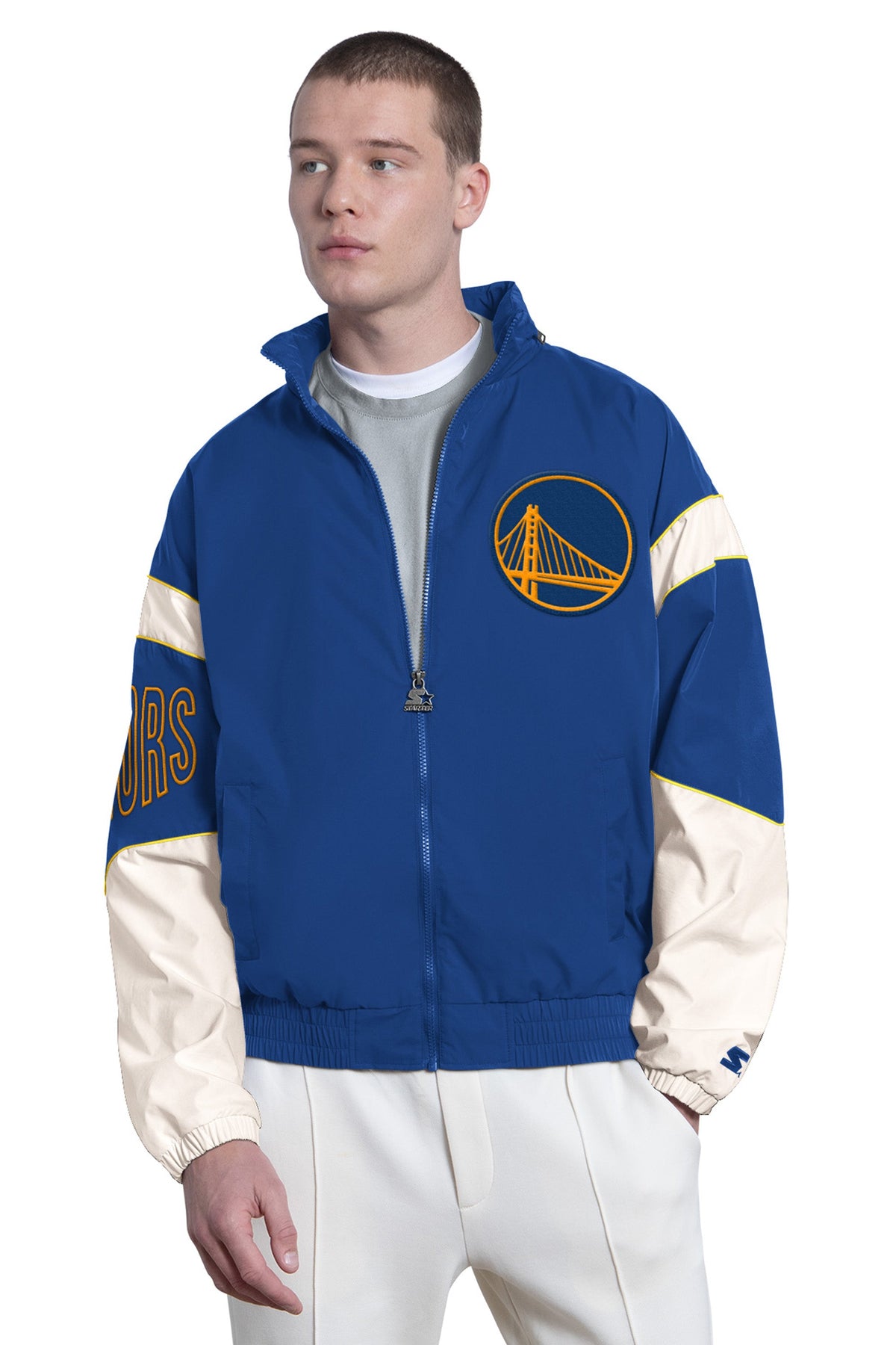 MENS GOLDEN STATE WARRIORS THE GUST FULL ZIP JACKET