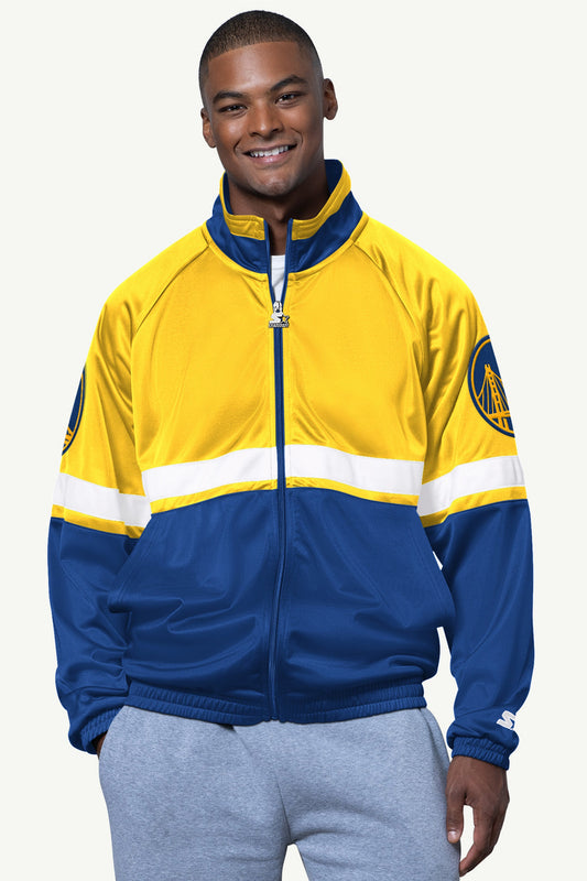 MENS GOLDEN STATE WARRIORS VETERAN TRACK JACKET