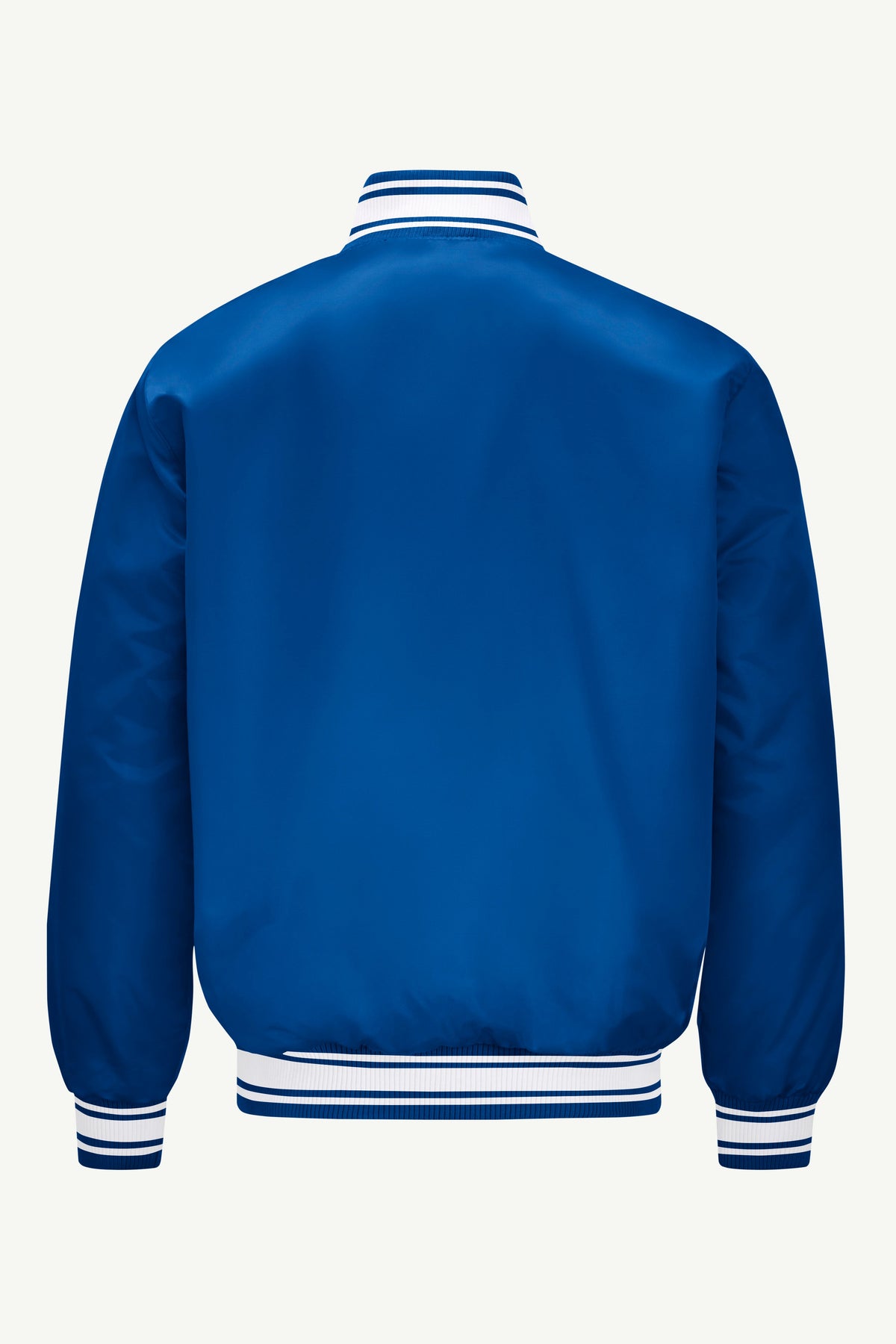 MENS GOLDEN STATE WARRIORS PRINTED GRAPHIC SATIN VARSITY JACKET
