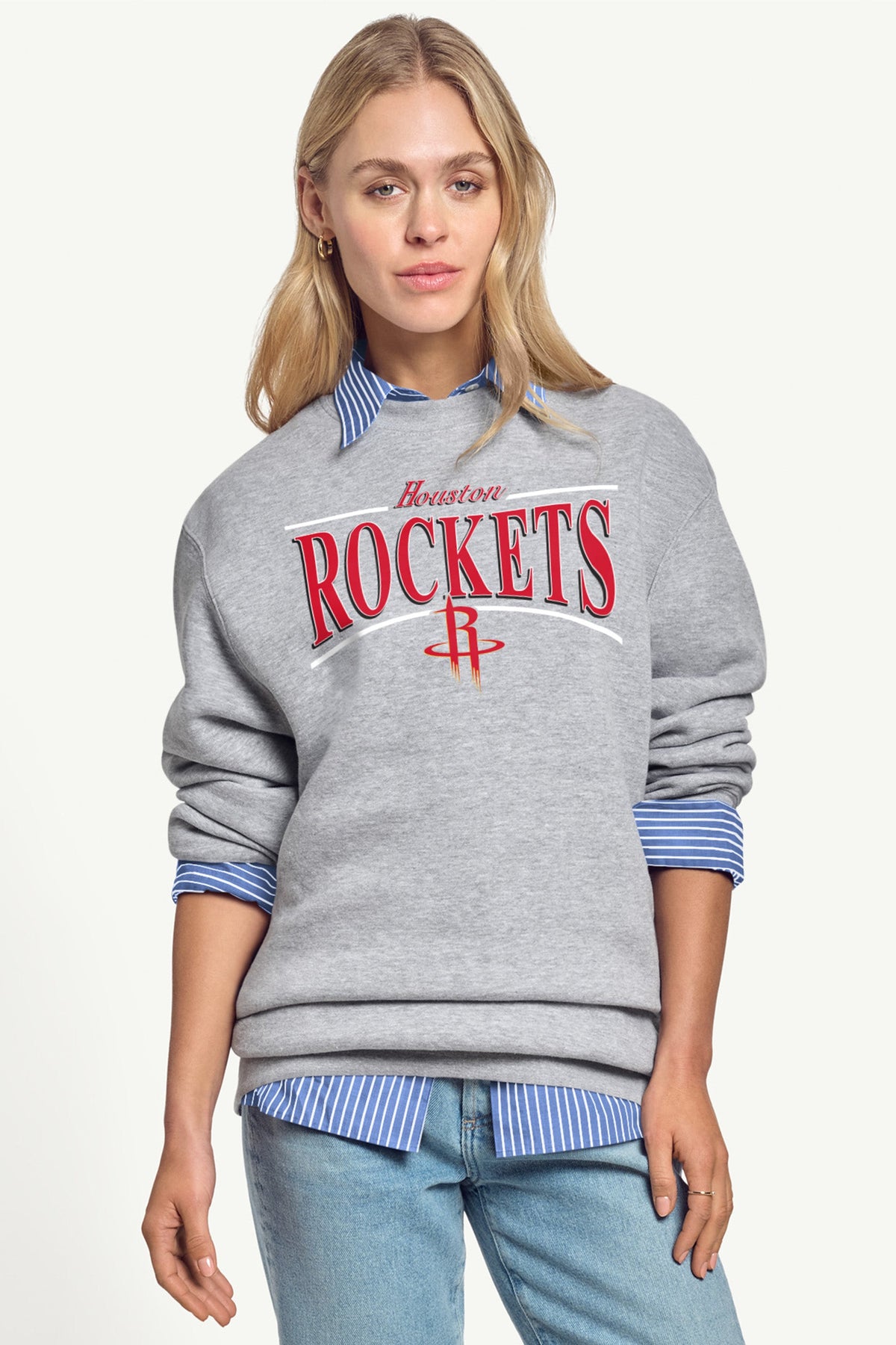 WOMENS HOUSTON ROCKETS ARCH SWEATSHIRT