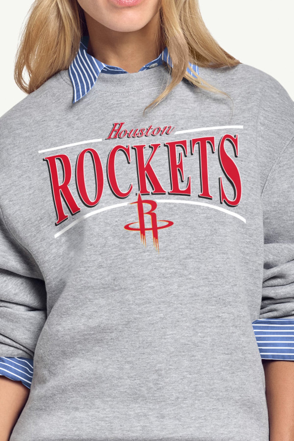 WOMENS HOUSTON ROCKETS ARCH SWEATSHIRT