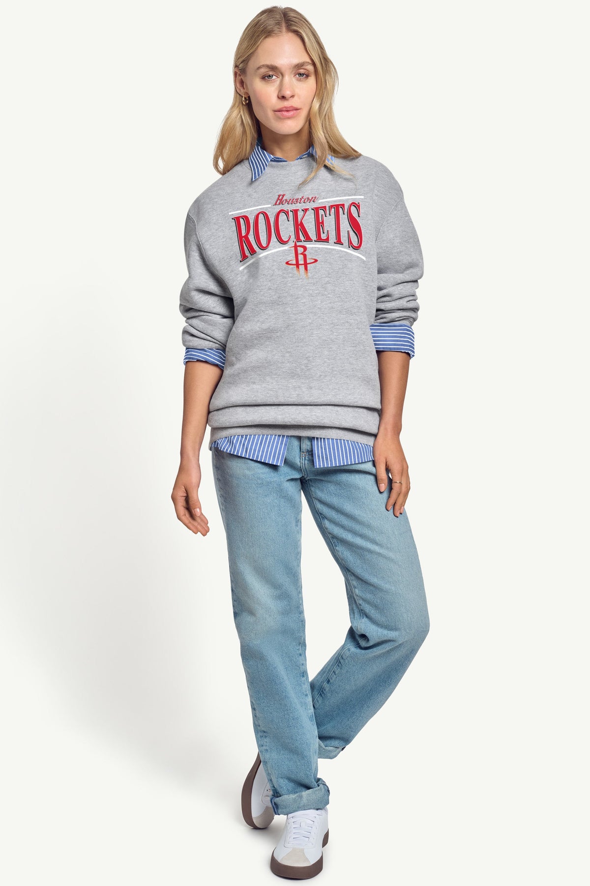 WOMENS HOUSTON ROCKETS ARCH SWEATSHIRT