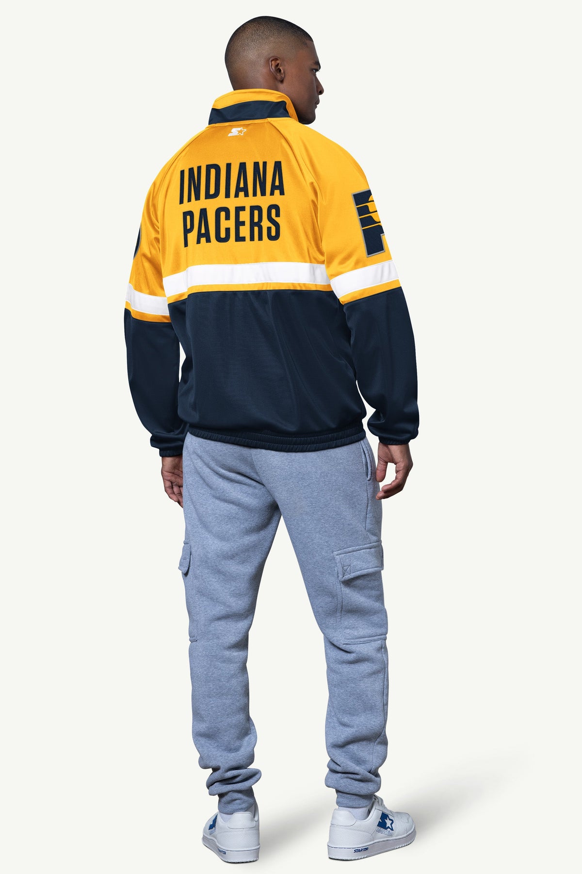 MENS INDIANA PACERS VETERAN TRACK JACKET