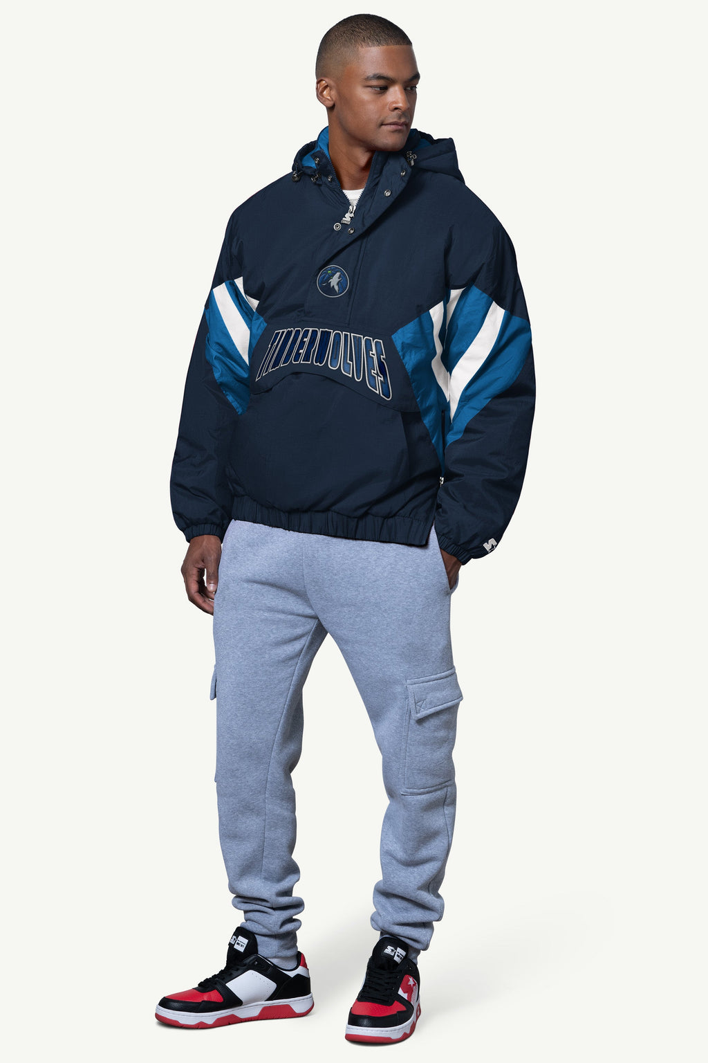 MENS MINNESOTA TIMBERWOLVES CLASSIC BREAKAWAY JACKET