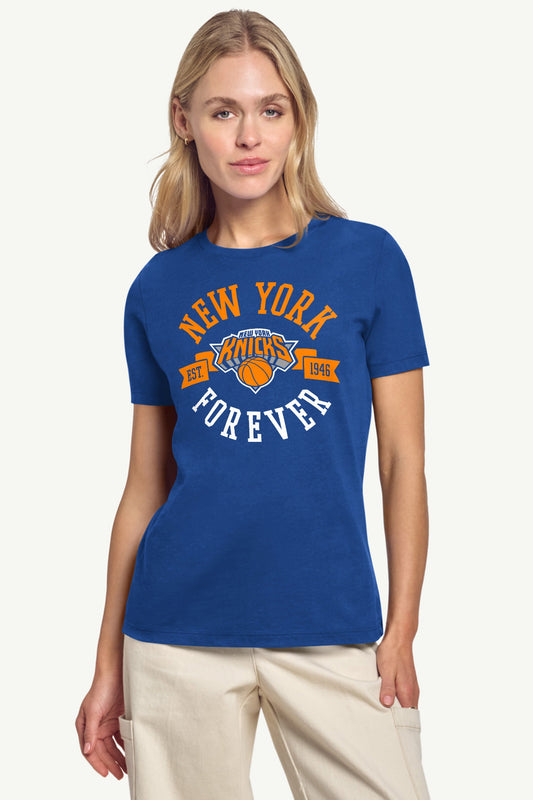 WOMENS NEW YORK KNICKS FOREVER SHORT SLEEVE T SHIRT