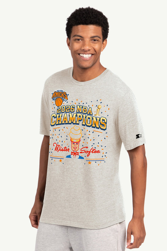 MENS NEW YORK KNICKS X MISTER SOFTEE CHAMPIONS T SHIRT