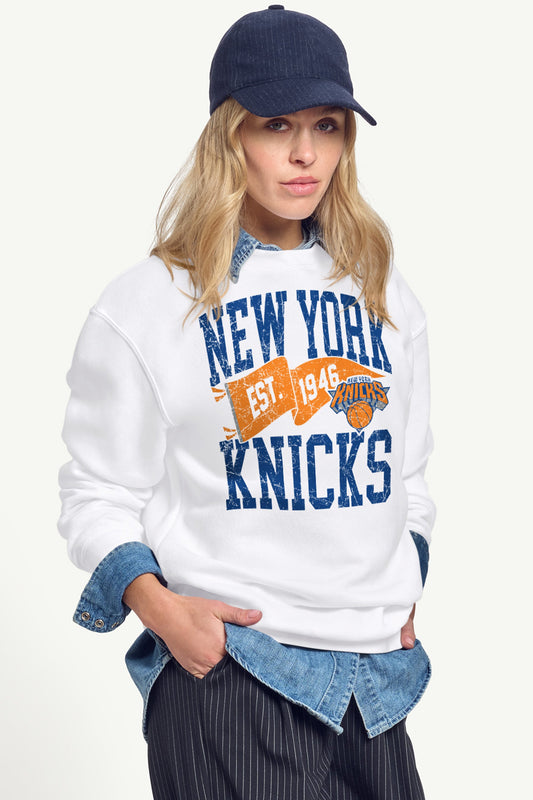 STARTER NEW YORK KNICKS PENNANT SWEATSHIRT