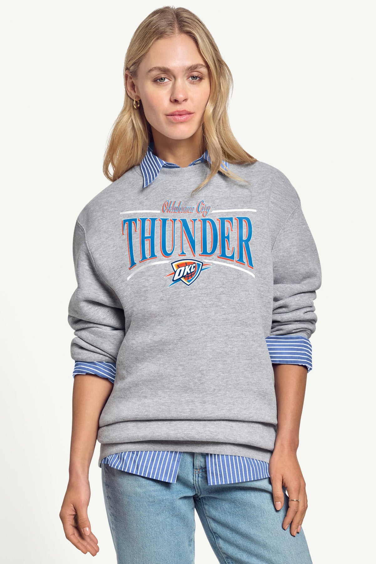 WOMENS OKLAHOMA CITY THUNDER ARCH SWEATSHIRT