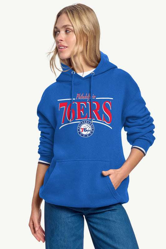 WOMENS PHILADELPHIA 76ERS ARCH HOODIE