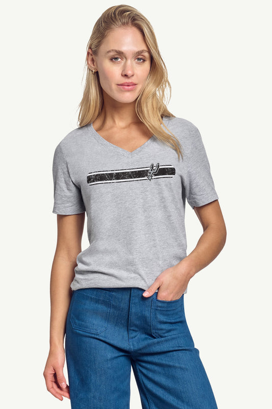 WOMENS SAN ANTONIO TEAM STRIPE T-SHIRT