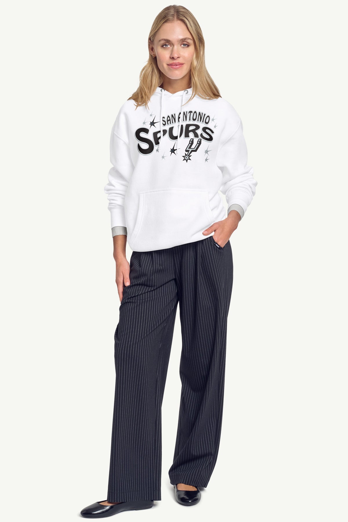 WOMENS SAN ANTONIO SPURS FIREWORKS HOODIE