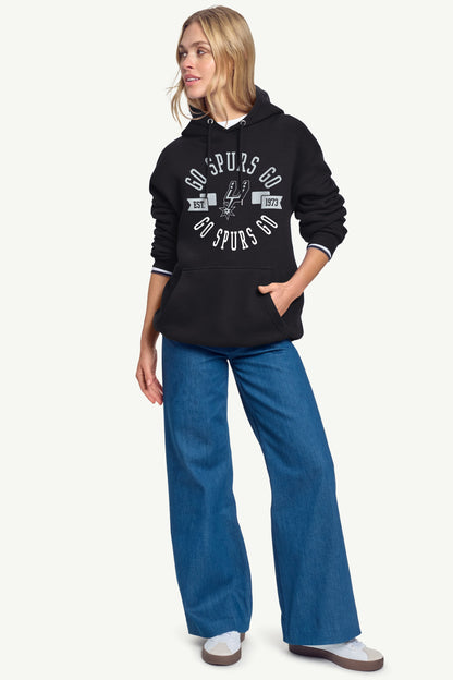 WOMENS SAN ANTONIO SPURS GO SPURS GO HOODIE