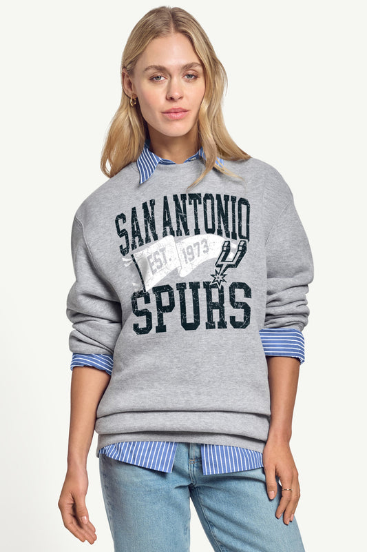 WOMENS SAN ANTONIO SPURS PENNANT SWEATSHIRT