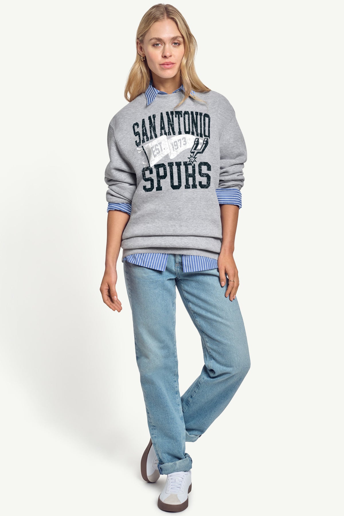 WOMENS SAN ANTONIO SPURS PENNANT SWEATSHIRT