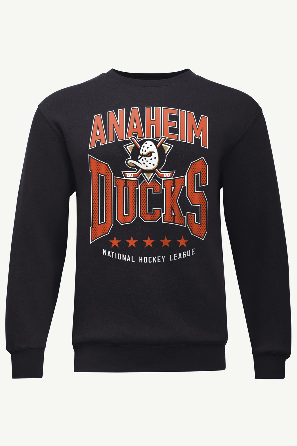 MENS ANAHEIM DUCKS CENTER SQUEEZE SWEATSHIRT