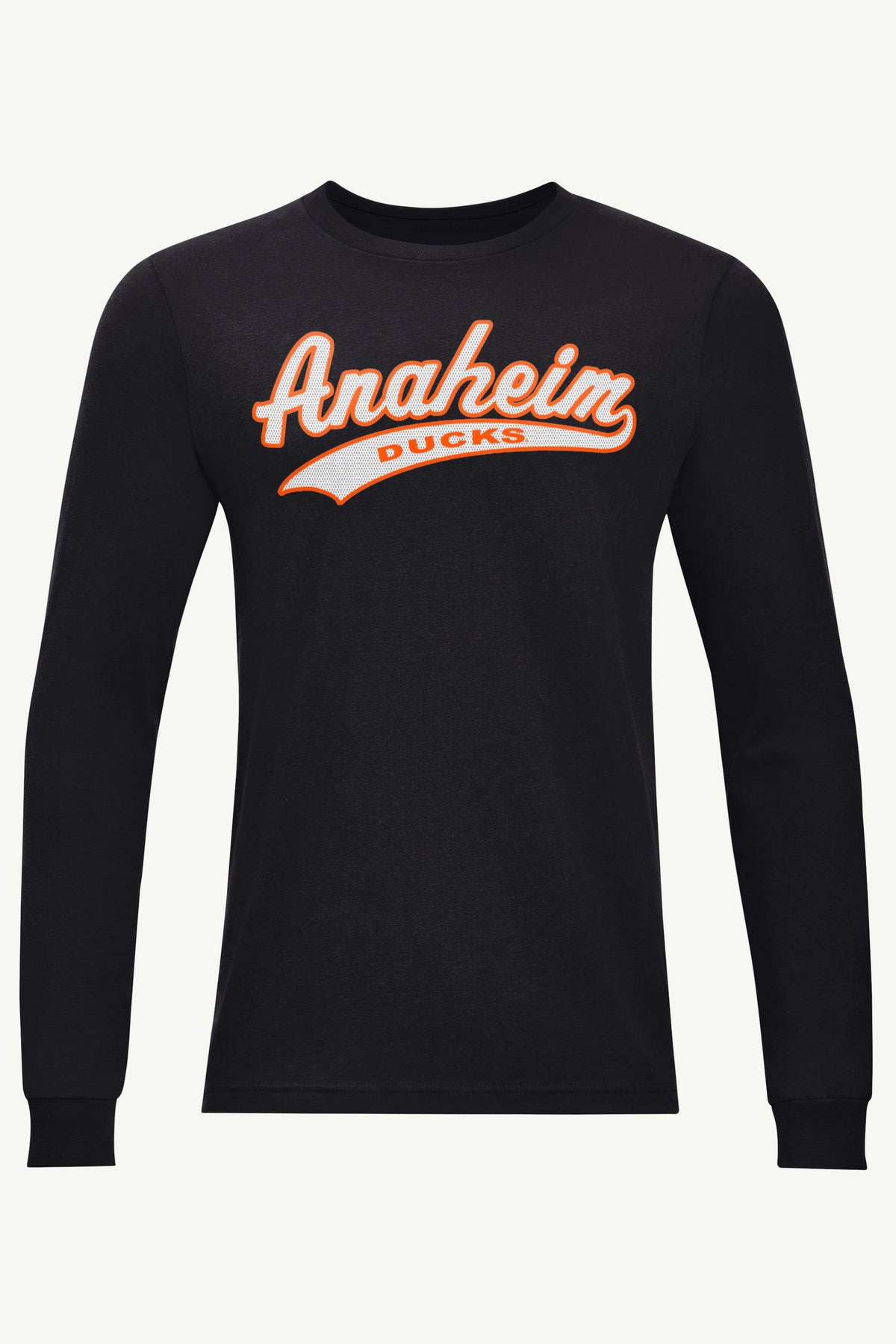 MENS ANAHEIM DUCKS TAILSWEEP LONG SLEEVE T SHIRT