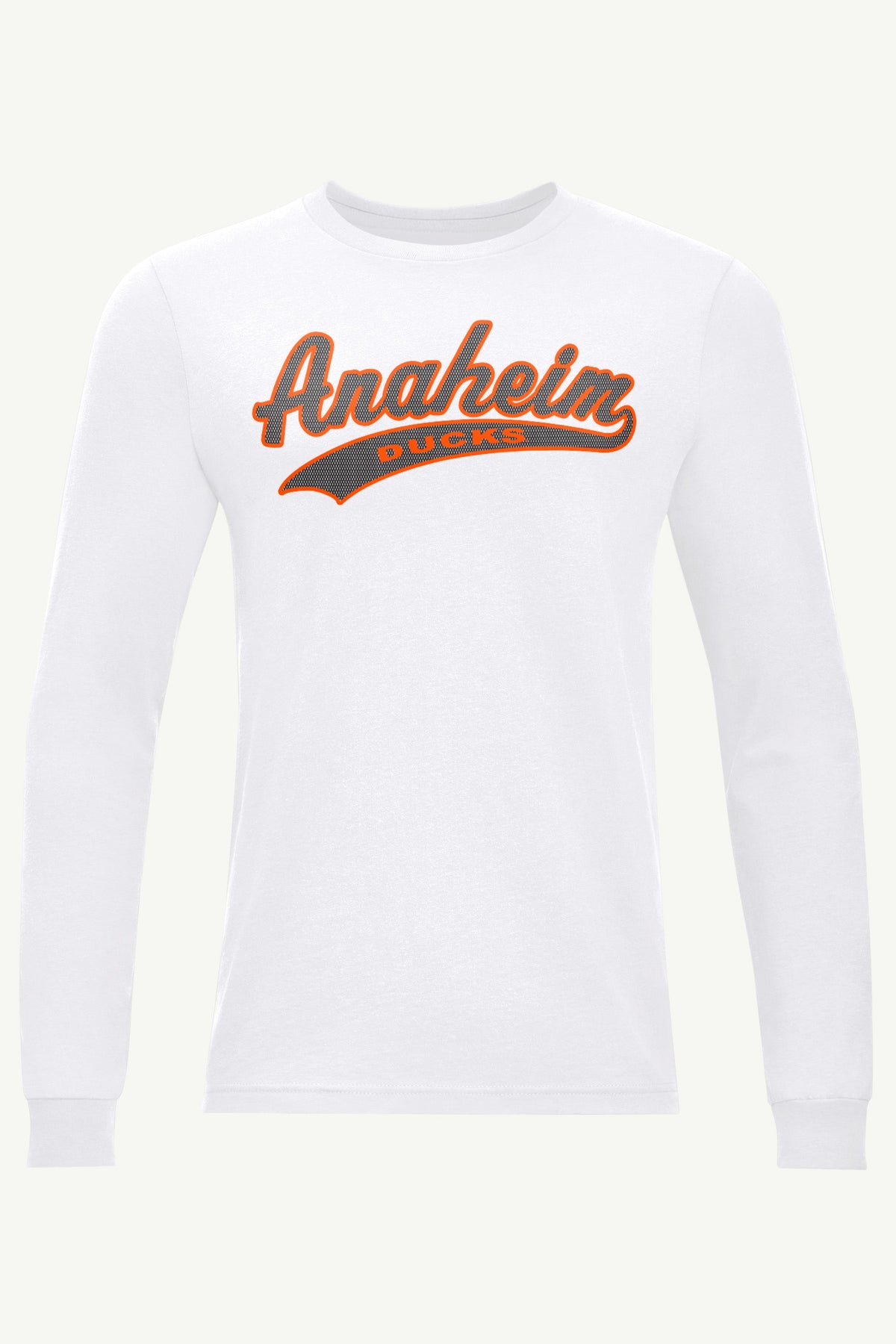 MENS ANAHEIM DUCKS TAILSWEEP LONG SLEEVE T SHIRT