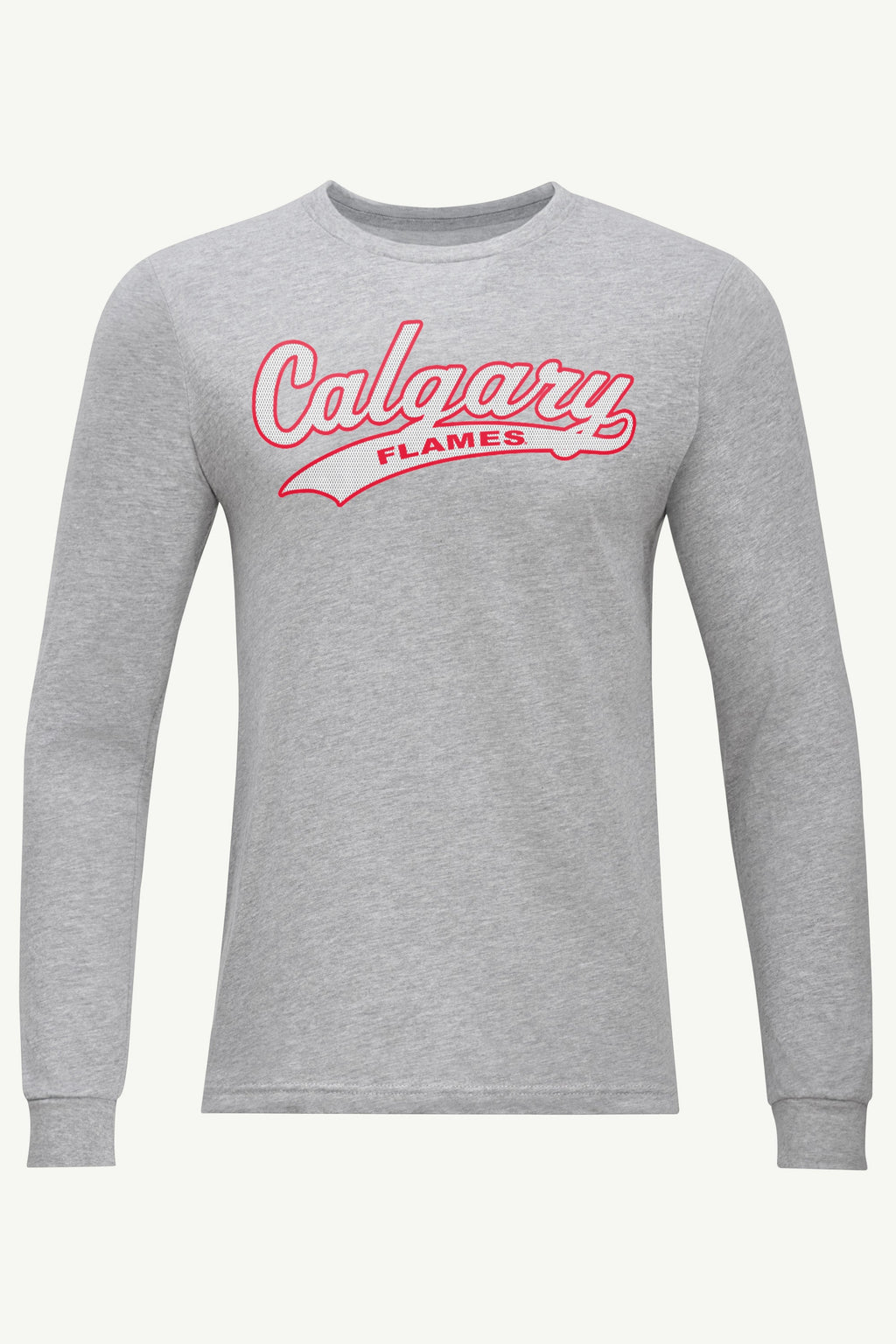 MENS CALGARY FLAMES TAILSWEEP LONG SLEEVE T SHIRT