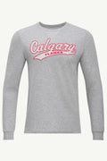 MENS CALGARY FLAMES TAILSWEEP LONG SLEEVE T SHIRT