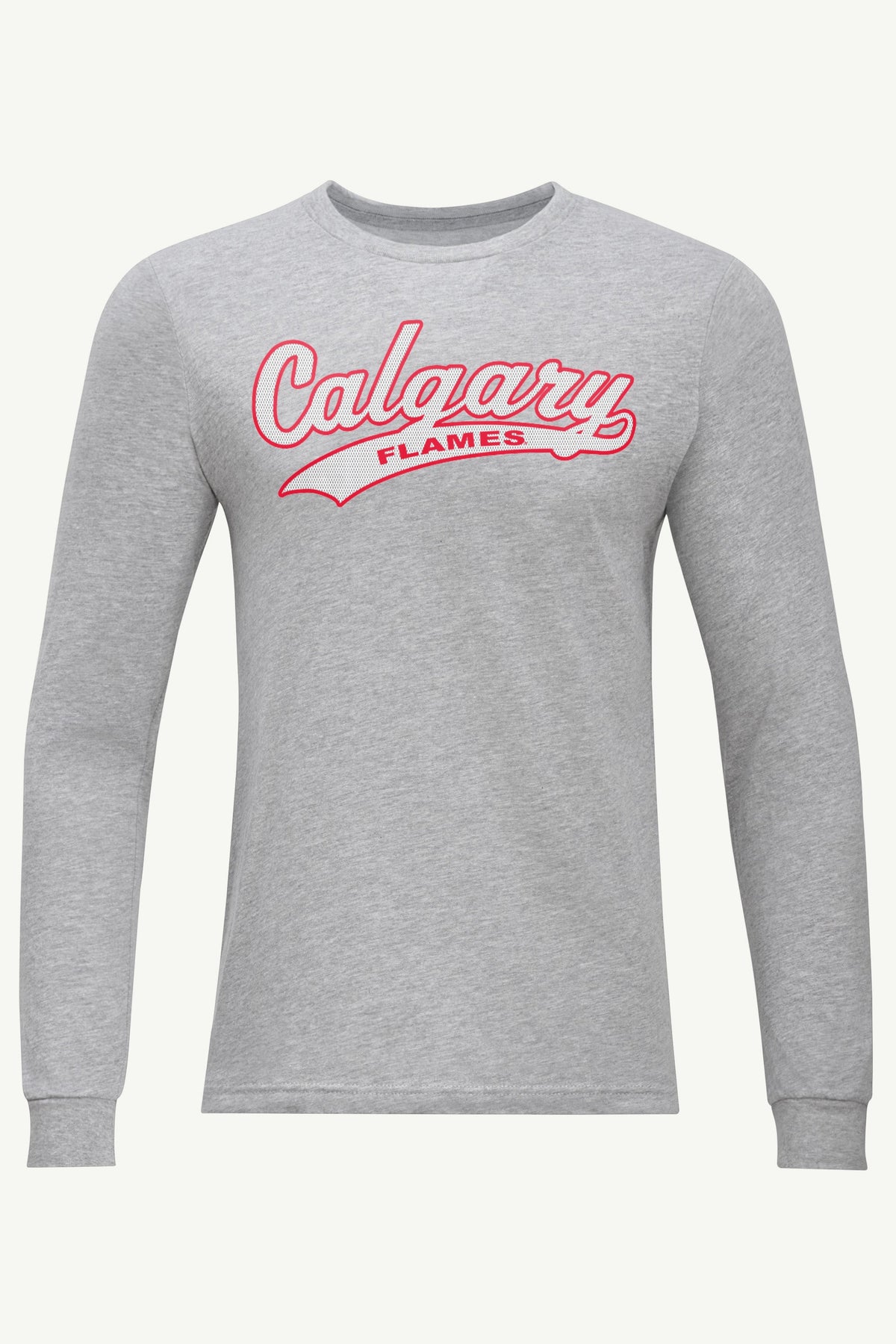 MENS CALGARY FLAMES TAILSWEEP LONG SLEEVE T SHIRT