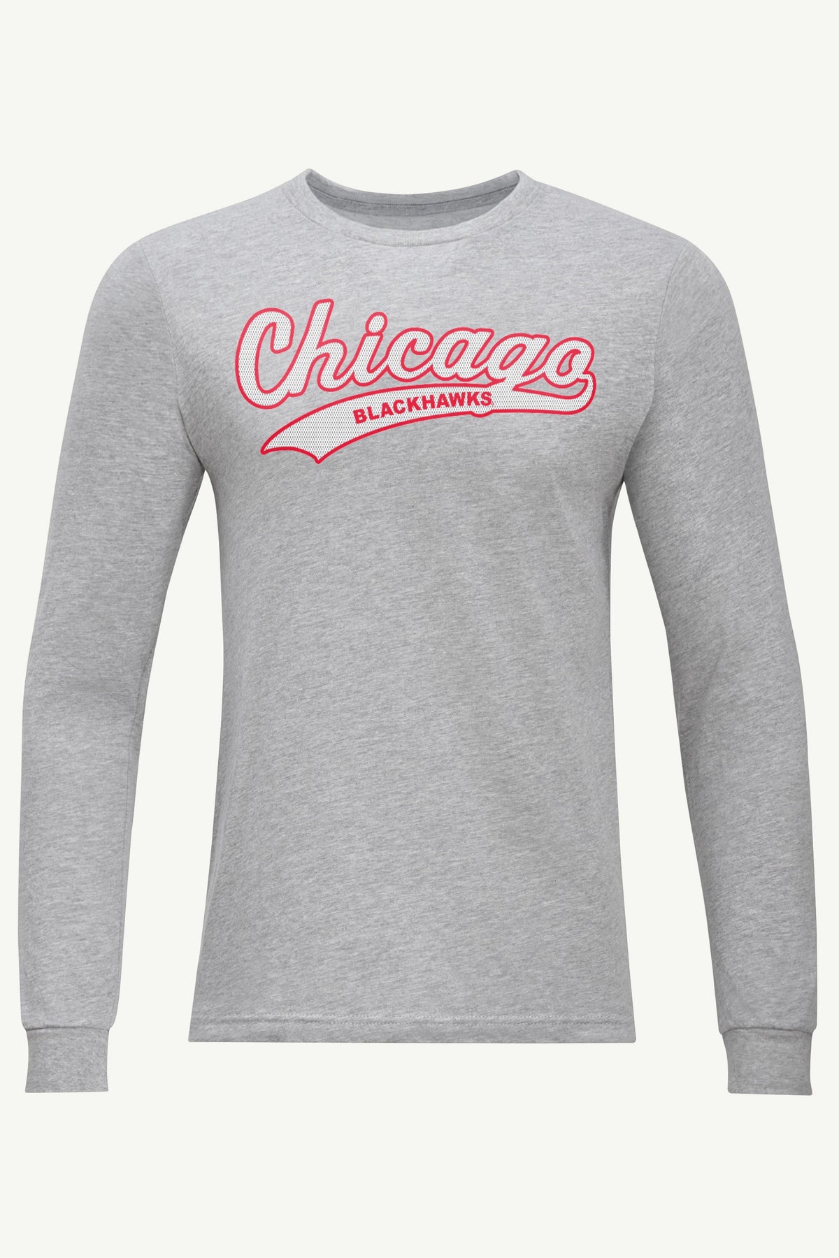 MENS CHICAGO BLACKHAWKS TAILSWEEP LONG SLEEVE T SHIRT