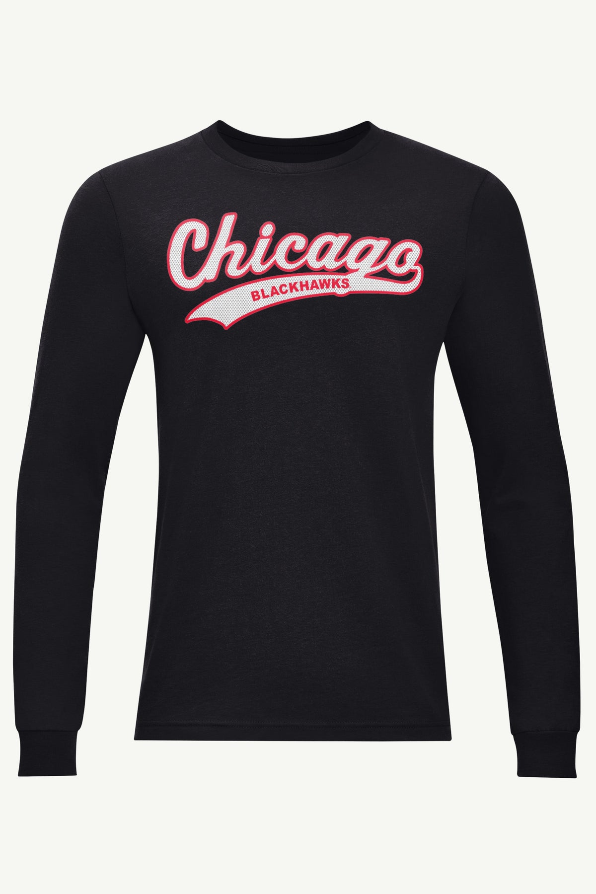 MENS CHICAGO BLACKHAWKS TAILSWEEP LONG SLEEVE T SHIRT
