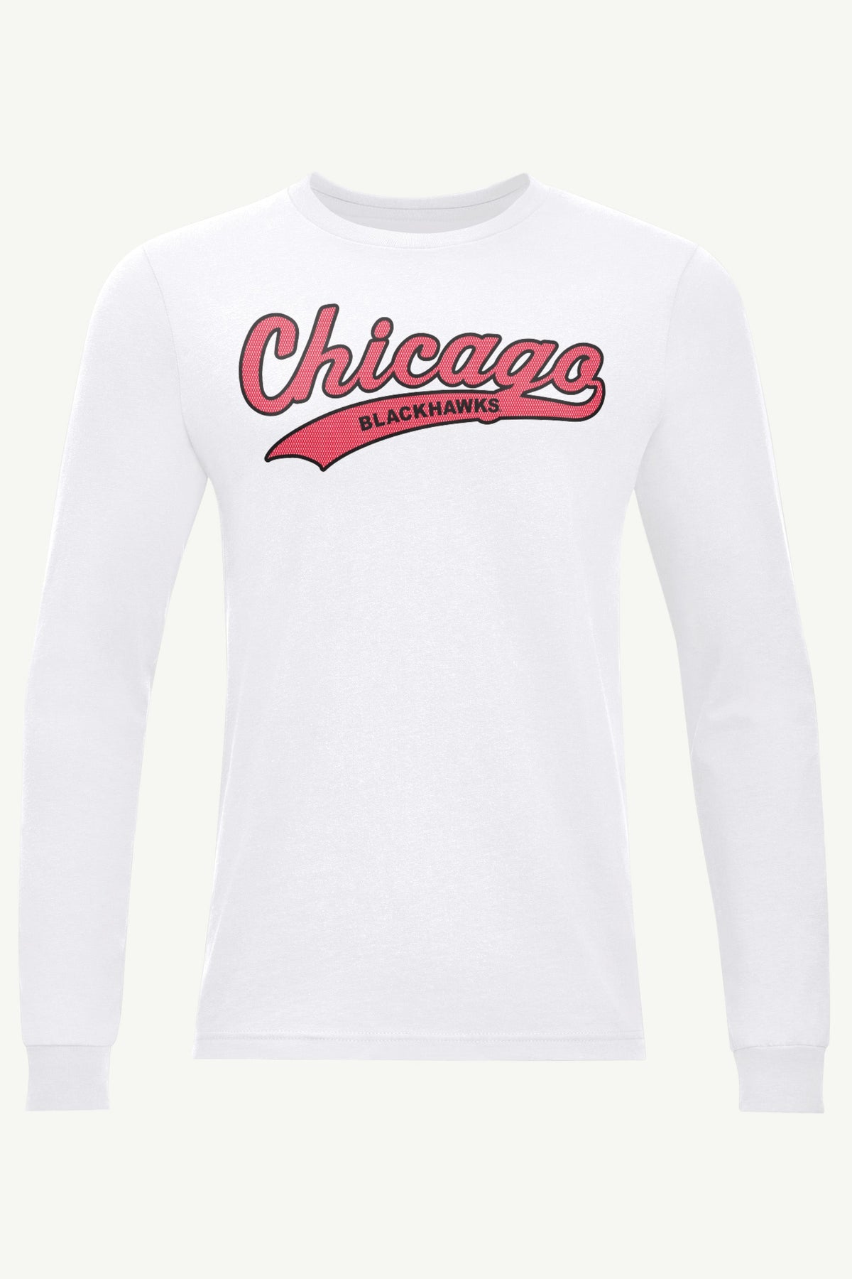 MENS CHICAGO BLACKHAWKS TAILSWEEP LONG SLEEVE T SHIRT