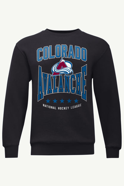 MENS COLORADO AVALANCHE CENTER SQUEEZE SWEATSHIRT