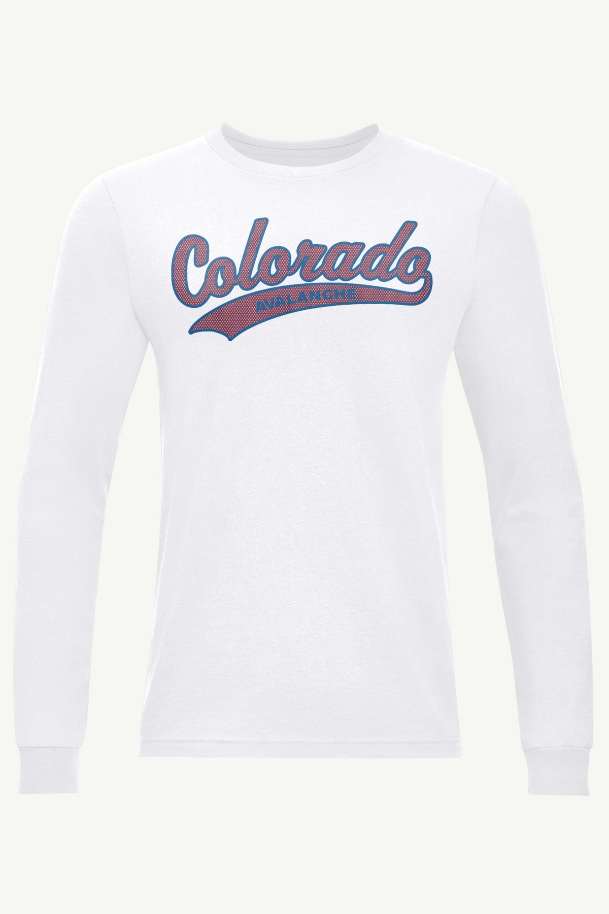 MENS COLORADO AVALANCHE TAILSWEEP LONG SLEEVE T SHIRT