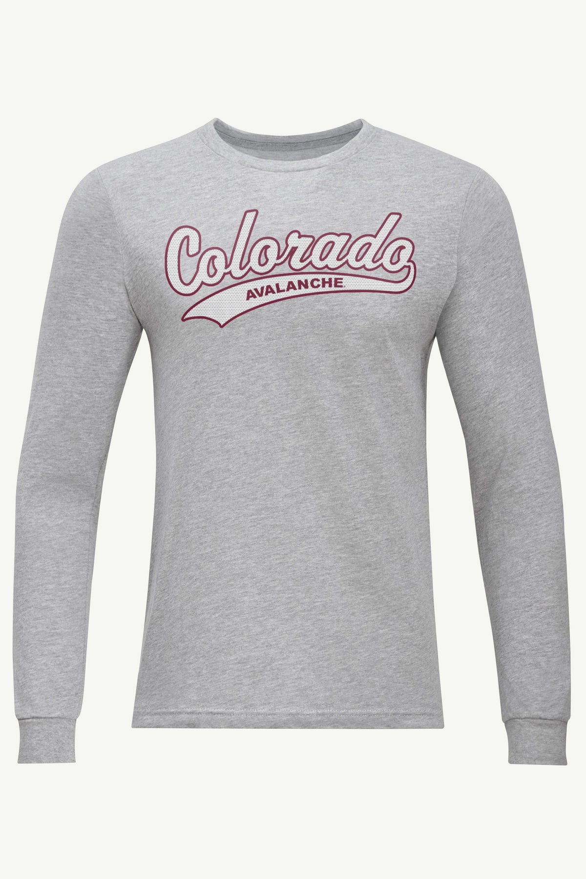 MENS COLORADO AVALANCHE TAILSWEEP LONG SLEEVE T SHIRT