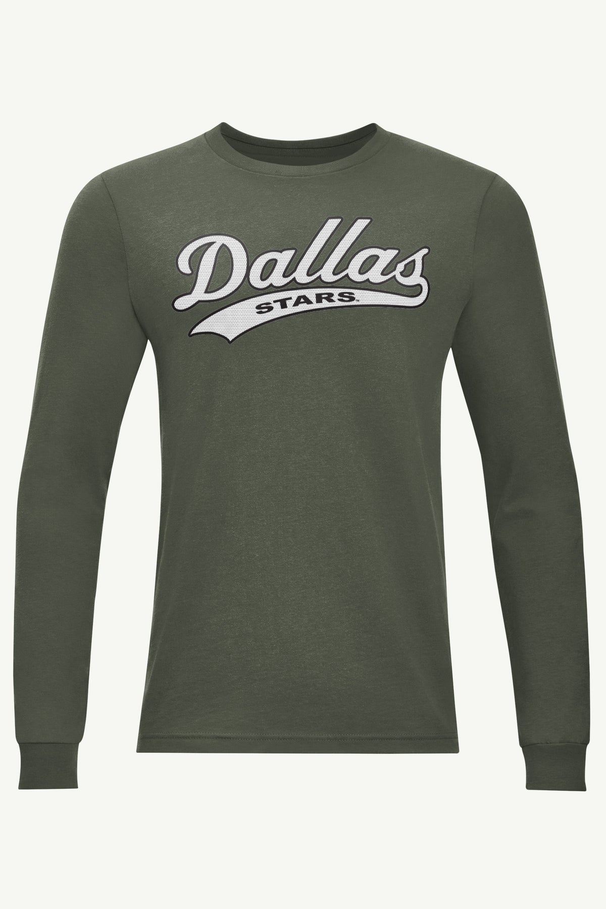 MENS DALLAS STARS TAILSWEEP LONG SLEEVE T SHIRT
